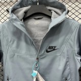 2025-26 NK Light blue Outdoor hoodie  windbreaker