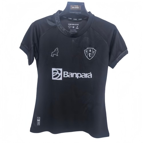 2025-26 Women Paysandu Black  Fans Soccer Jersey