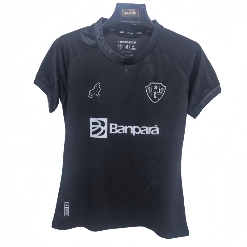 2025-26 Women Paysandu Black  Fans Soccer Jersey
