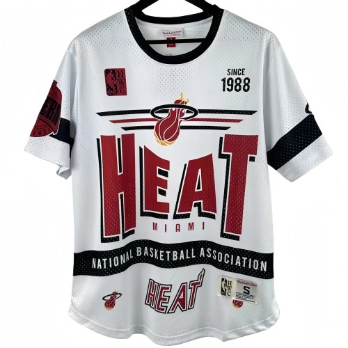 2026 HEAT White Retro High Quality Casual T-Shirt #MN