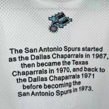 2026 SA SPURS White Retro High Quality Casual T-Shirt #MN