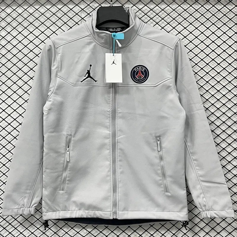 2025-26 Mens PSG  Jordan Gray Outdoor windbreaker