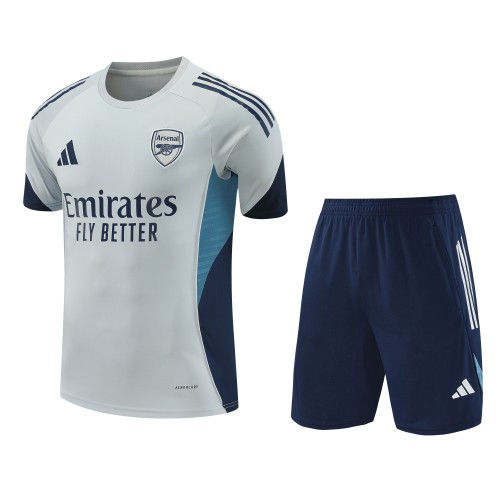 2025-26 Mens Arsenal Light gray Training Short Suit