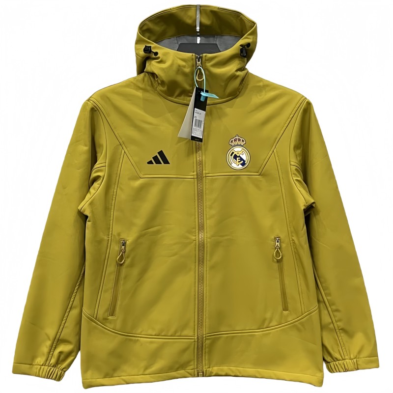 2025-26 Mens Real Madrid Khaki windbreaker