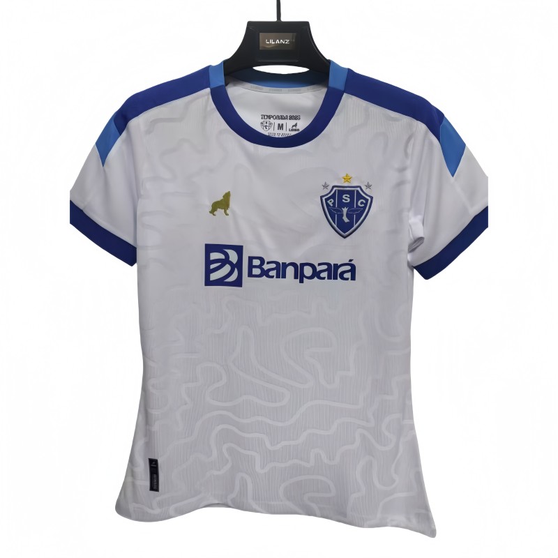 2025-26 Women  Paysandu away white  Fans Soccer Jersey