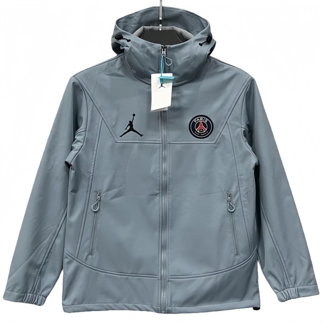 2025-26 Mens PSG Light blue Outdoor windbreaker