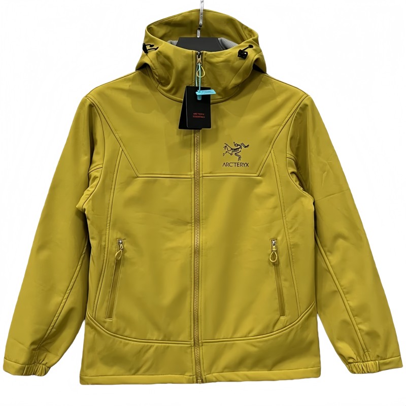 2025-26 ARC-TERYX Khaki Outdoor hoodie windbreaker