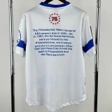 2026 76ERS White Retro High Quality Casual T-Shirt #MN