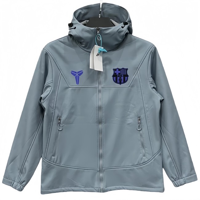 2025-26  Mens Barcelona Light blue Outdoor Windbreaker