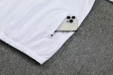 2025-26 Mens PSG White Hoodie Jacket Tracksuit