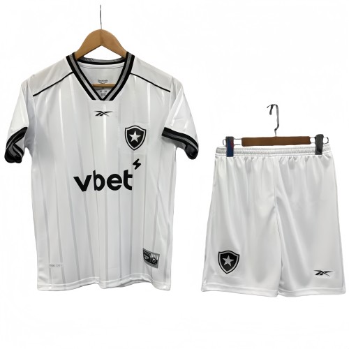 2025-26 Kids Botafogo Third away  white Soccer Jersey