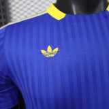 2025-26 Mens  Boca Juniors Casual Edition  Player  soccer Jersey