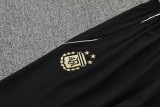 2025-26 Mens Argentina Black Hoodie Jacket Tracksuit