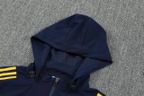 2025-26 Mens Boca Juniors  Royal blue Hoodie Jacket Tracksuit