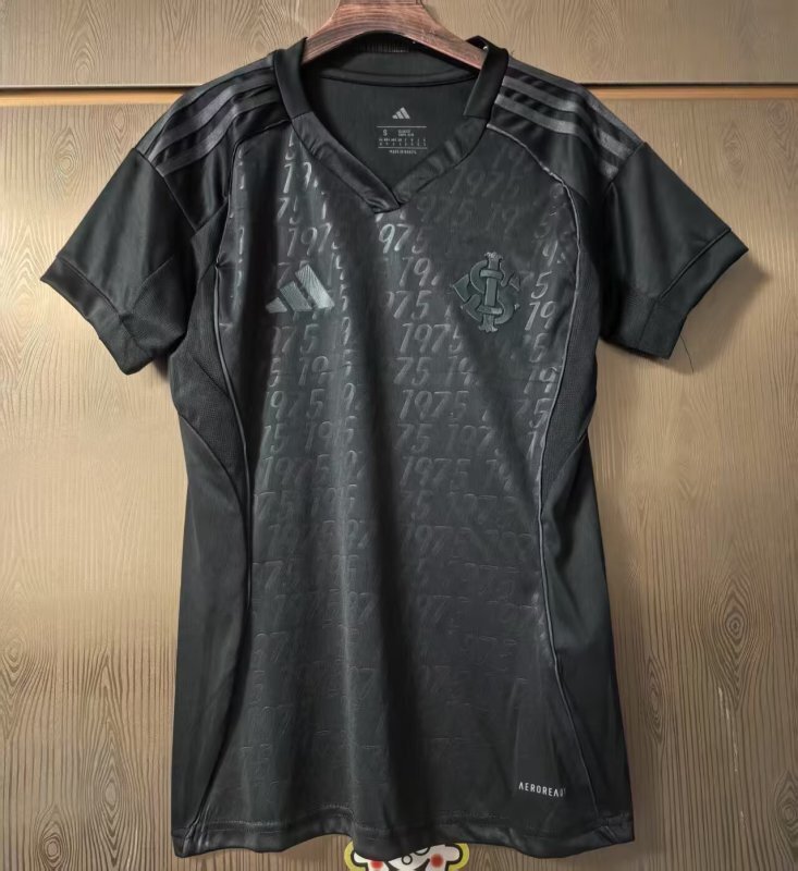 2025-26 Women Internacional third away black soccer Jersey