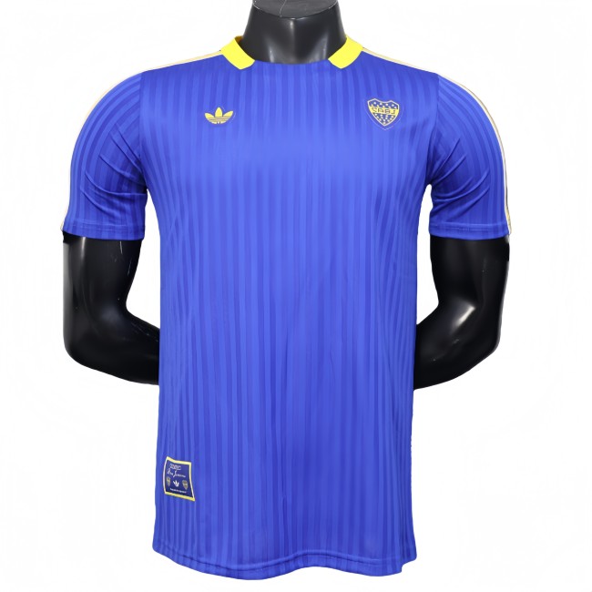 2025-26 Mens  Boca Juniors Casual Edition  Player  soccer Jersey