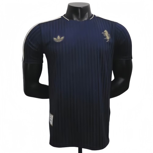 2025-26  Mens Juventus Royal Blue Casual Edition  Player version  soccer Jersey