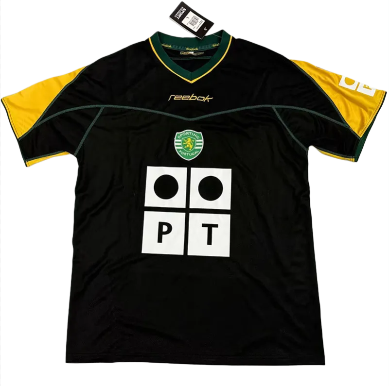 2002-2003 Mens Sporting Lisbon Away Retro Soccer Jersey
