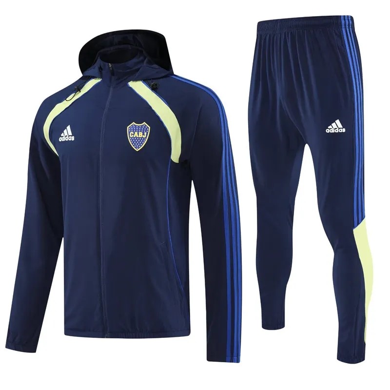 2025-26 Mens Boca Juniors Royal blue  Hoodie Jacket Tracksuit