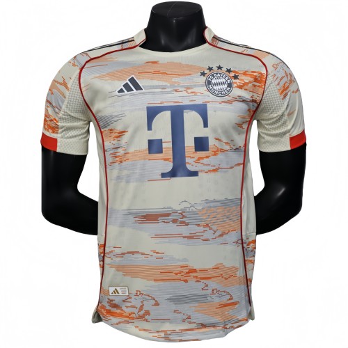 2025-26 Mens Bayern Munich away Player Version Soccer Jersey