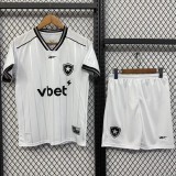 2025-26 Kids Botafogo Third away  white Soccer Jersey