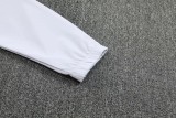 2025-26 Mens PSG White Hoodie Jacket Tracksuit