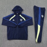 2025-26 Mens Boca Juniors Royal blue  Hoodie Jacket Tracksuit