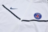2025-26 Mens PSG White Hoodie Jacket Tracksuit
