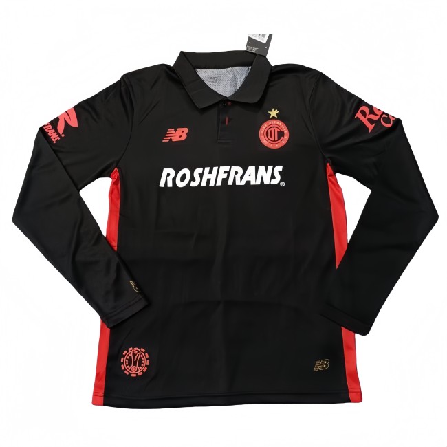2025-26 Mens Toluca Third away black long sleeve Soccer Jersey