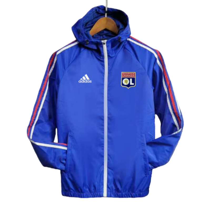 2025-26 Mens Lyon Fancy blue Hoodie  windbreaker