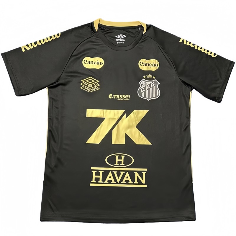 2025-26  Mens Santos  Black Special Edition soccer jersey