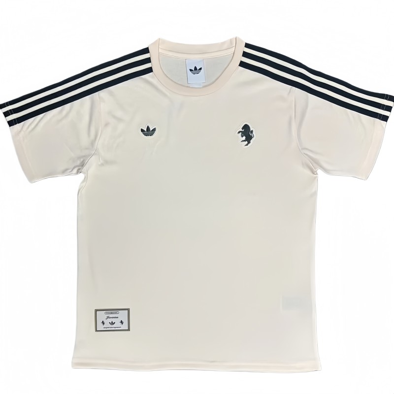 2025-26 Mens Juventus beige soccer  jersey