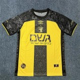 2025-26 Mens Beitar Jerusalem home Black Yellow soccer jersey