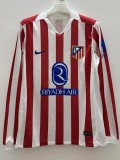2025-26 Mens Atletico Madrid  home jersey soccer Long sleeve