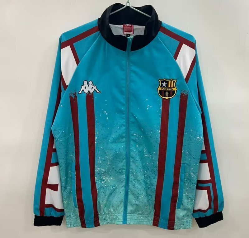 2025-26 Mens KAPPA #9 BARCA Green Windbreaker