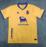 2025-26 Mens  Racing de Santander Third away yellow Soccer Jersey
