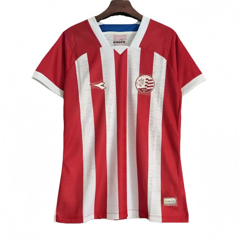 2025-26  Women Clube Nautico home  red soccer jersey