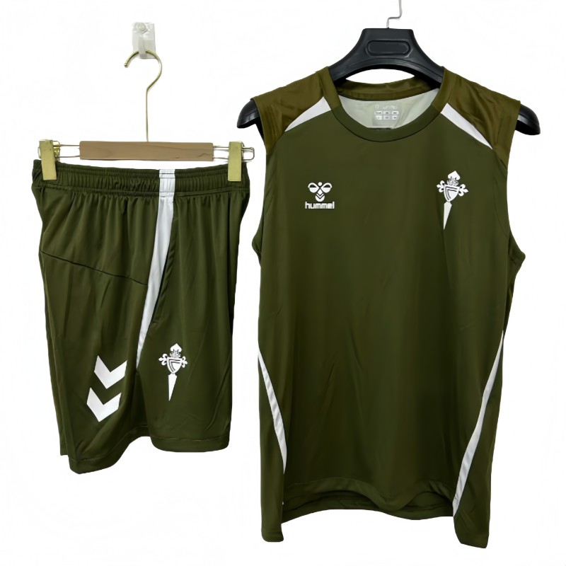 2025-26 Mens Celta brown vest Training Short Suit