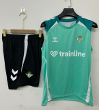 2025-26 Mens  Real Betis green vest Training Short Suit
