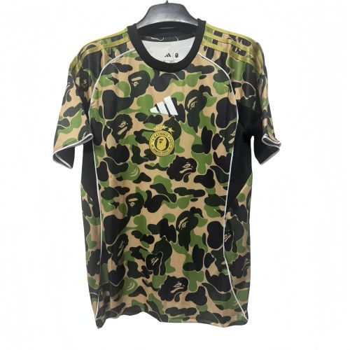 2025-26 Mens Bathing APE Green Special Edition soccer jersey