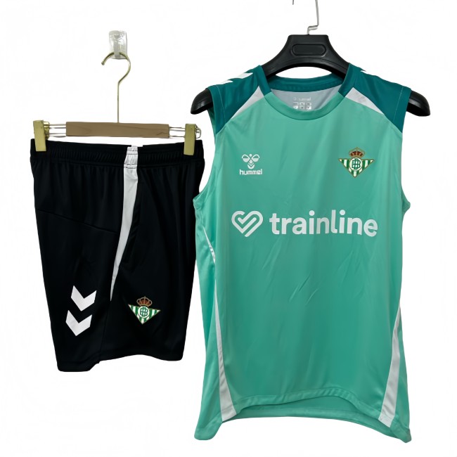 2025-26 Mens  Real Betis green vest Training Short Suit