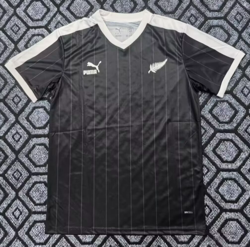 2026-27  Mens New Zealand black Soccer Jersey