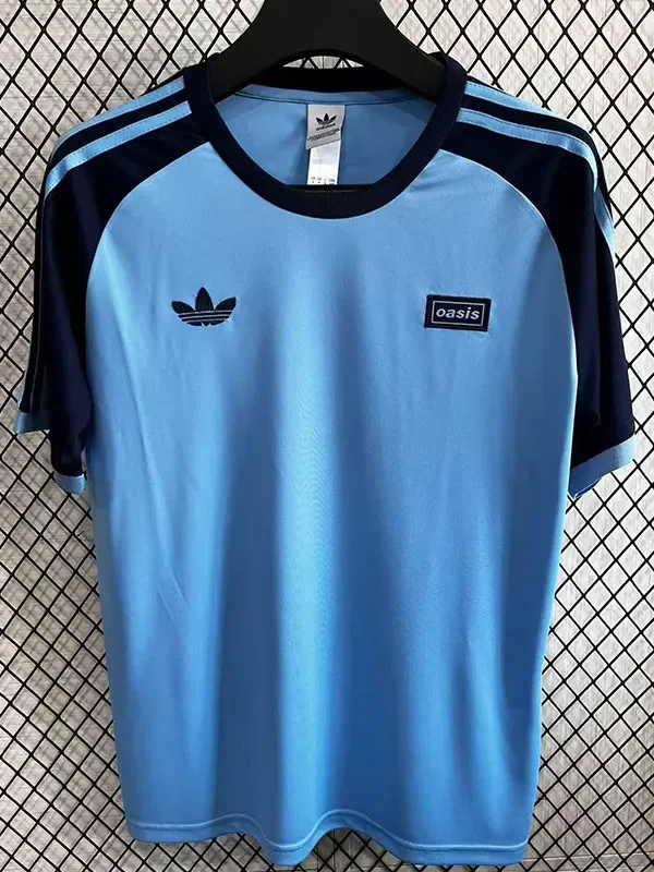 2025-26 Mens Ad Oasis Joint Edition Blue soccer jersey