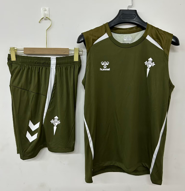 2025-26 Mens Celta brown vest Training Short Suit