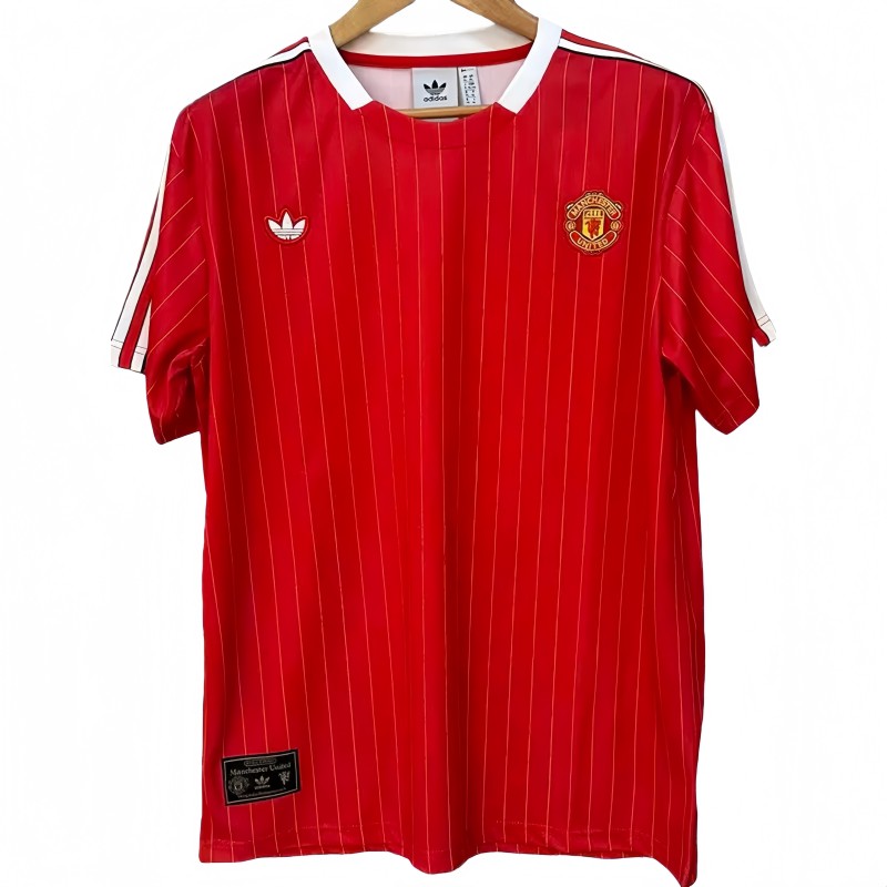 2025-26 Mens Manchester United Red Casual Edition Fans soccer jersey