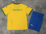 2025-26 Kids Palmeiras third away yellow soccer Jersey