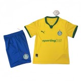 2025-26 Kids Palmeiras third away yellow soccer Jersey