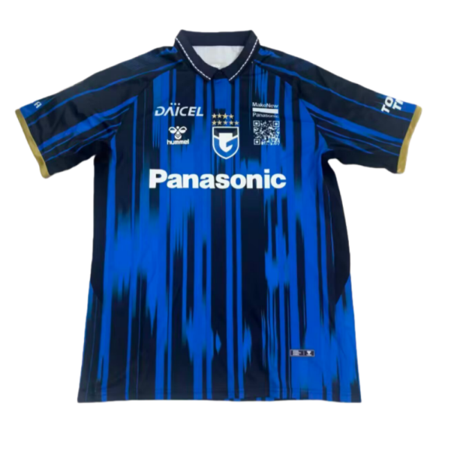 2025-26 Mens Gamba Osaka Home blue Fans Soccer Jersey