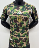 2025-26 Mens  Bathing APE Green  Player version soccer jersey