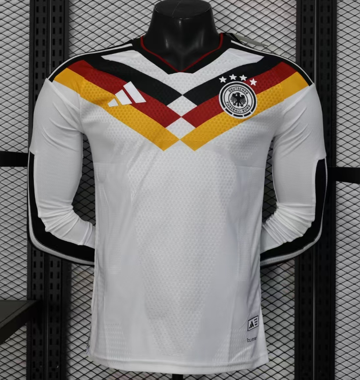 2026-27 Mens Germany home white Player long sleeve Soccer Jersey